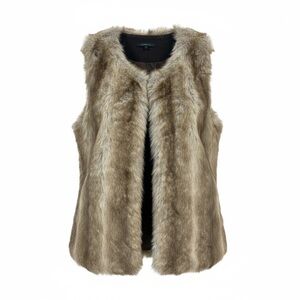 Vintage fur styled vest